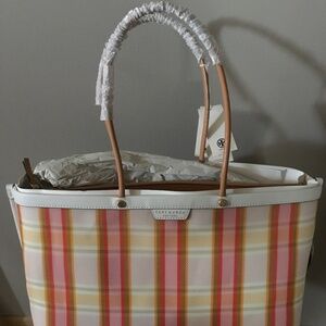 TORY BURCH, LargeTote, Amber-brown